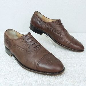 Bruno Magli Cap Toe Lace Up Oxford Shoes